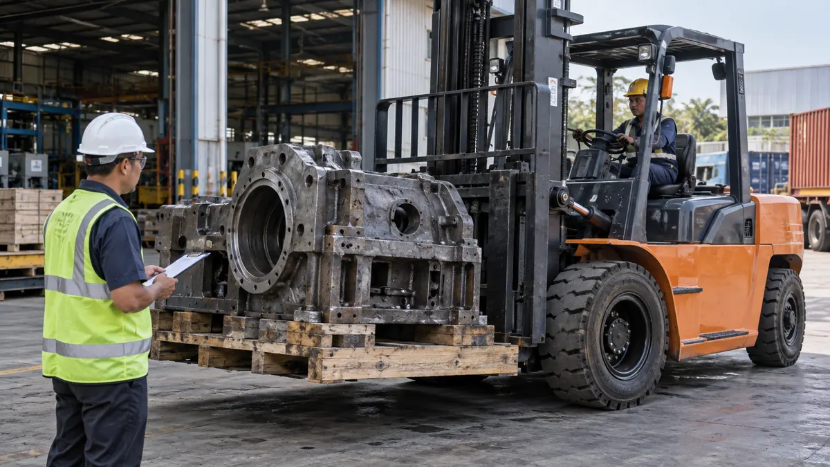 Ilustrasi panduan Biaya Sewa Forklift 5 Ton: Faktor yang Menentukan Anggaran dan Penawaran