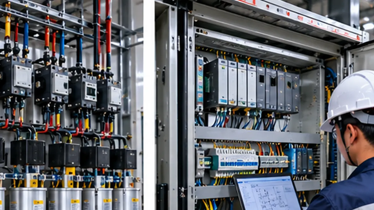 Ilustrasi Panel Capacitor Bank di Tangerang