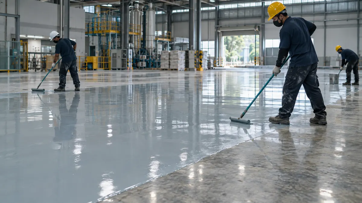 Ilustrasi Epoxy Coating di Tangerang
