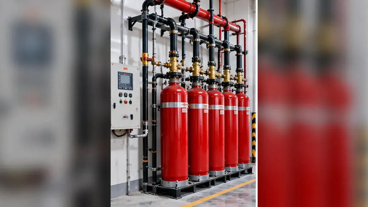 Ilustrasi Fire Suppression / FM200 di Tangerang