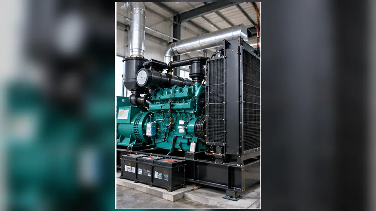 Ilustrasi Genset Industri / Pabrik di Tangerang