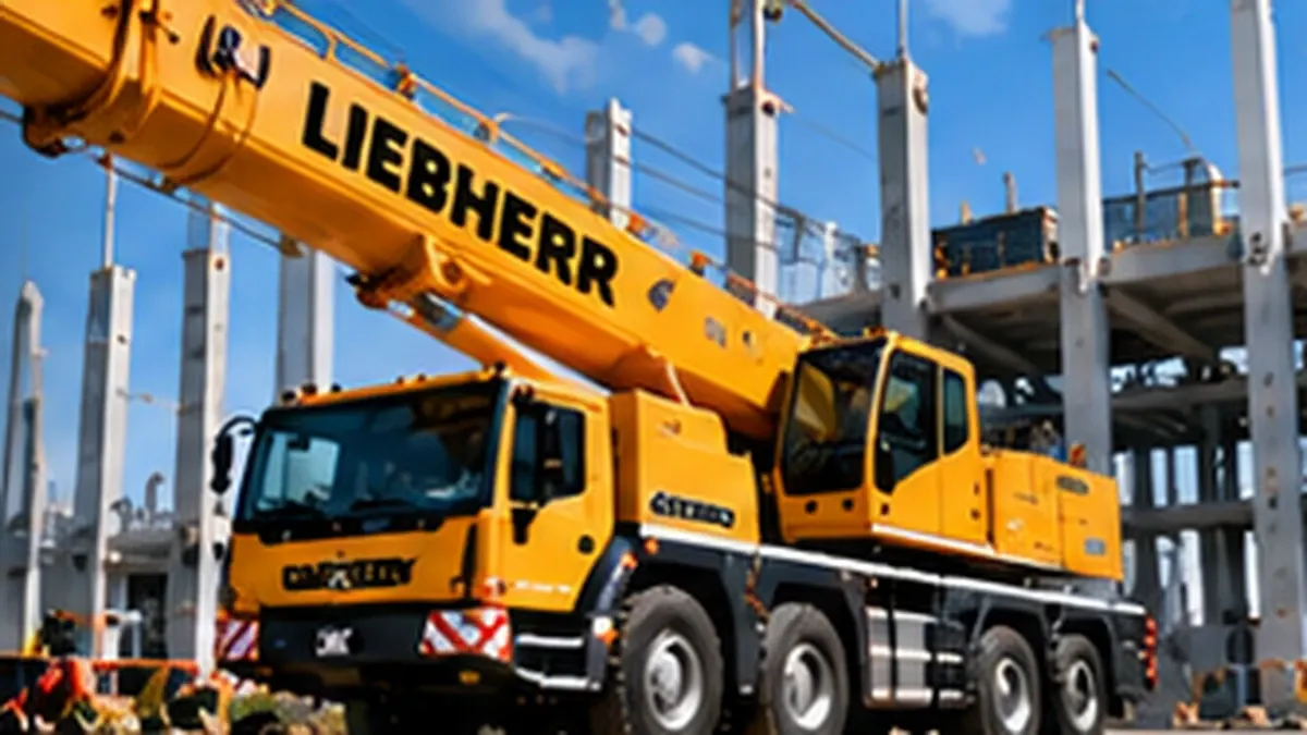 Ilustrasi Mobile Crane di Tangerang