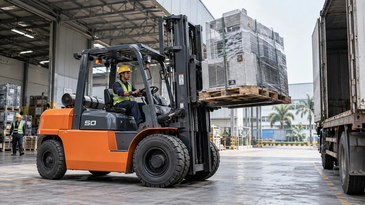 Ilustrasi Sewa Forklift 5 Ton di Tangerang