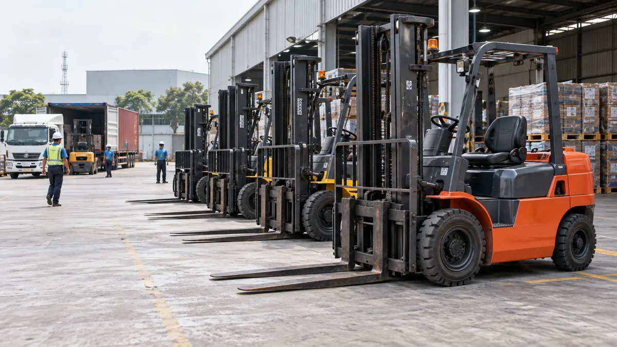 Ilustrasi Sewa Forklift Bulanan di Tangerang
