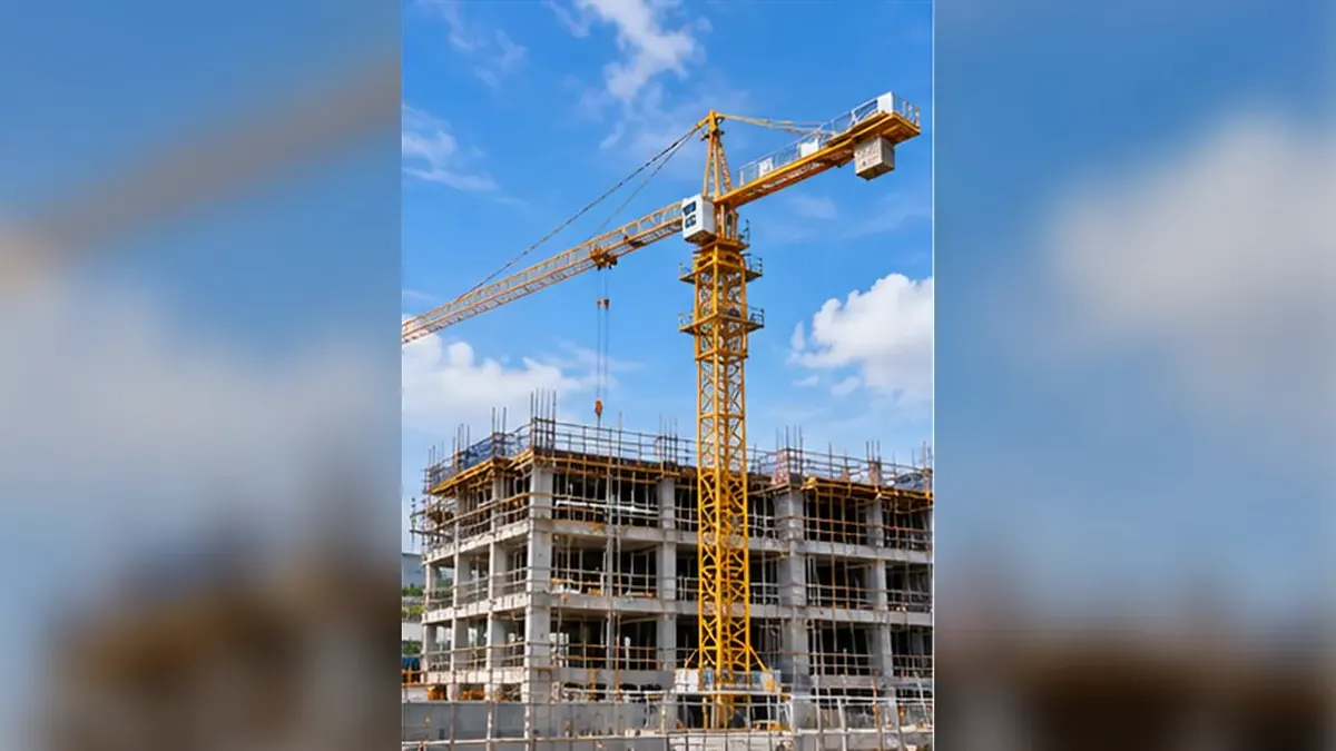 Ilustrasi Tower Crane di Tangerang