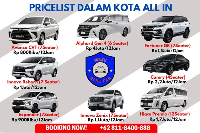 Foto dari data raw untuk Maju Rent Car