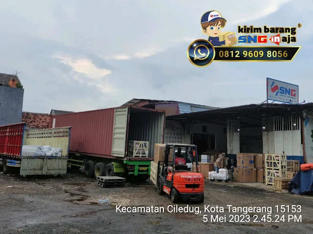 Foto dari data raw untuk SNG Logistic