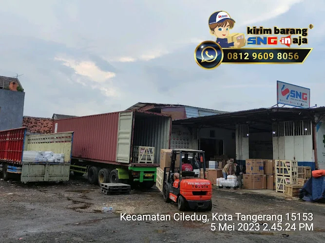 Foto dari data raw untuk SNG Logistic