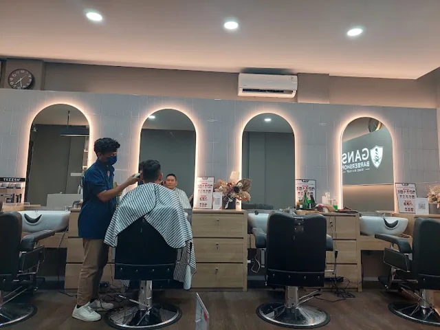 Gambar pada sumber untuk Gans Barbershop Palem Semi